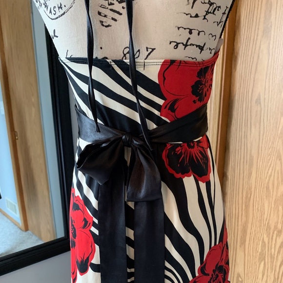 Forever 21 zebra and red halter dress - Picture 3 of 5
